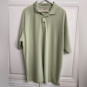 Bamboo Cay Mens Size XL Soft Green Polo Shirt Golf Shirt Tennis Cool Athleisure
